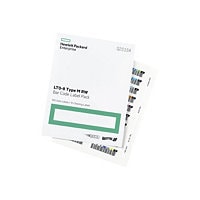 HPE LTO-7 Type M Ultrium RW Bar Code Label Pack - barcode labels