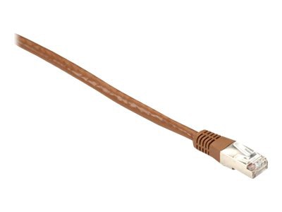 BLACK BOX 3FT CAT6 SHLD 24AWG BROWN