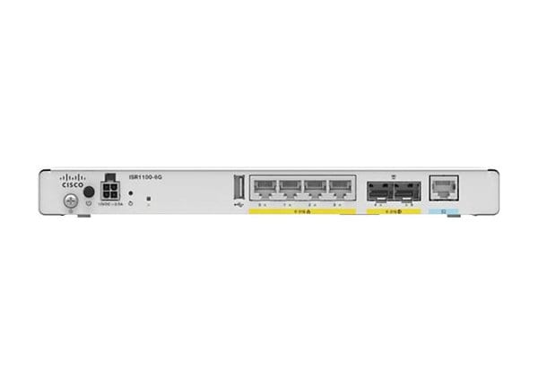Cisco Integrated Services Router 1100-6G - router - desktop - ISR1100-6G - -