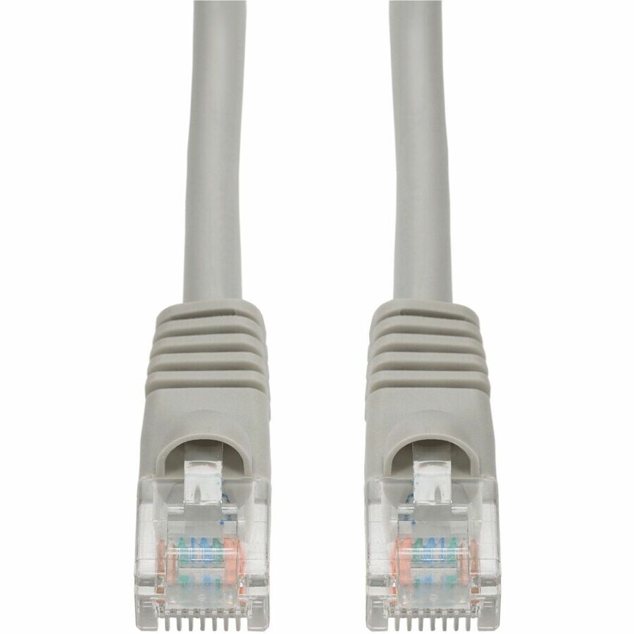 Proline 6in Gray CAT 6 PVC Ethernet Cable Snagless Bubble Boot RJ-45 M/M