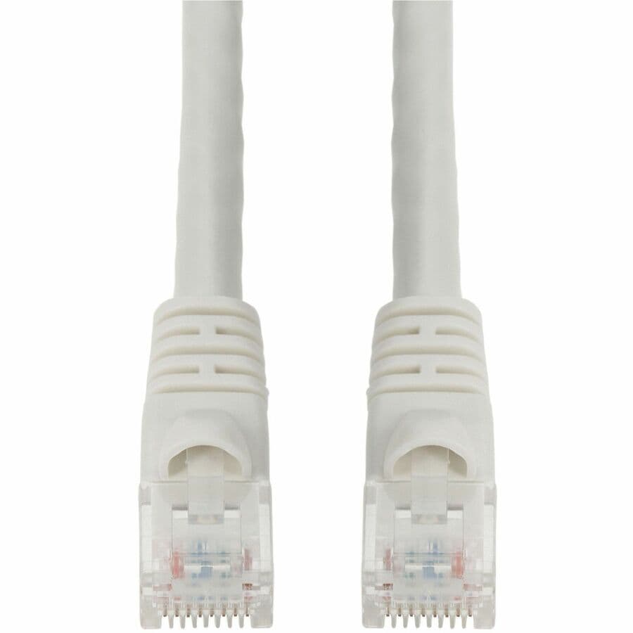 Proline 6in White CAT 6 PVC Ethernet Cable Snagless Bubble Boot RJ-45 M/M