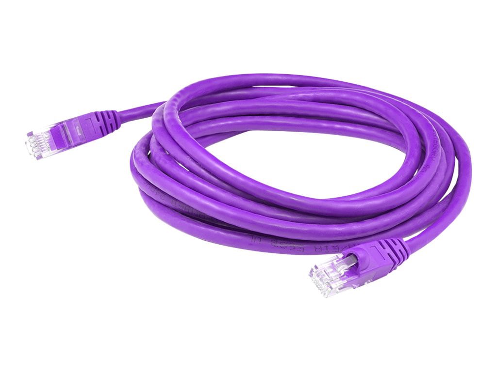 Proline 1ft Purple CAT 6A PVC Ethernet Cable Snagless Bubble Boot RJ-45 M/M