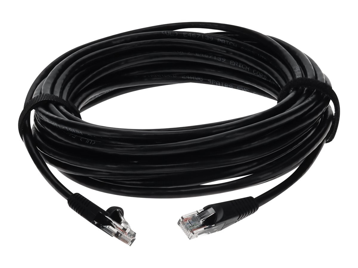 Proline 12ft RJ-45 (M)/RJ-45 (M) Black Cat6 Straight UTP PVC Patch Cable