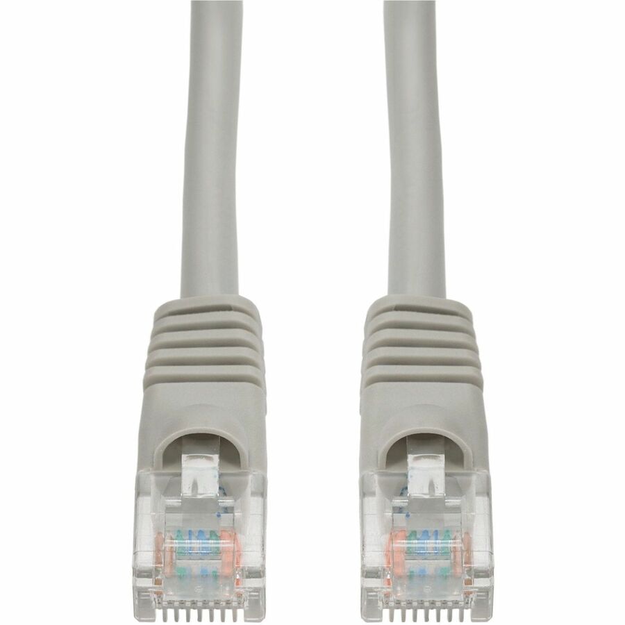 Proline 15ft Gray CAT 6 PVC Ethernet Cable Snagless Bubble Boot RJ-45 M/M