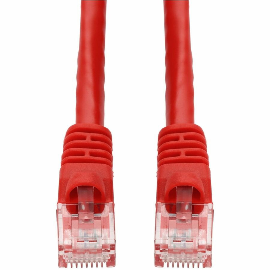 Proline 15ft Red CAT 6 PVC Ethernet Cable Snagless Bubble Boot RJ-45 M/M