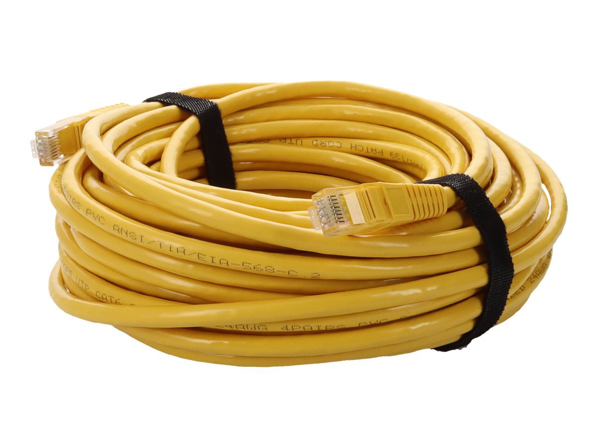 Proline 15ft RJ-45 (M)/RJ-45 (M) Straight Yellow Cat6 UTP PVC Patch Cable