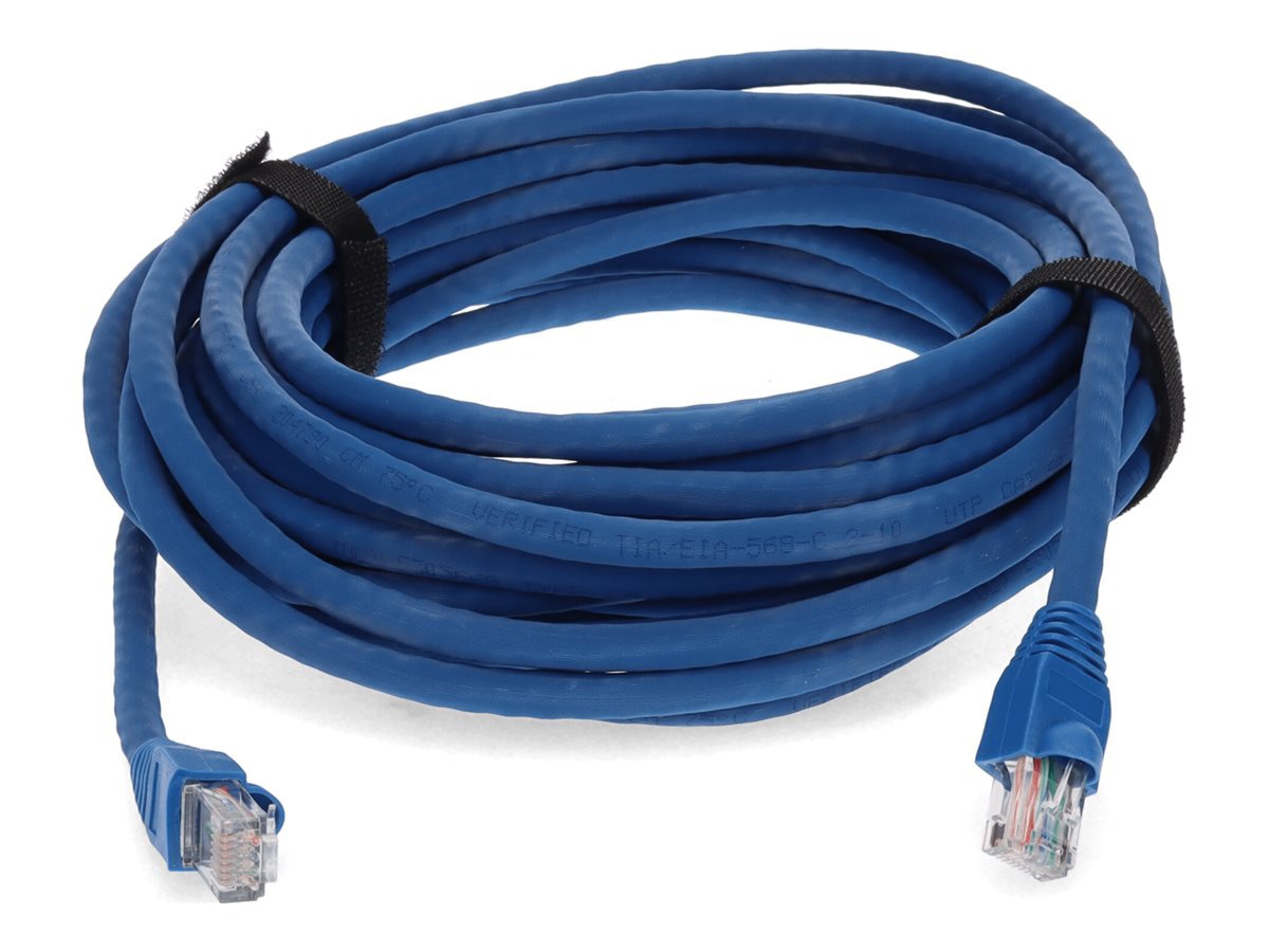 Proline 15ft RJ-45 (M)/RJ-45 (M) Straight Blue Cat6A UTP PVC Patch Cable