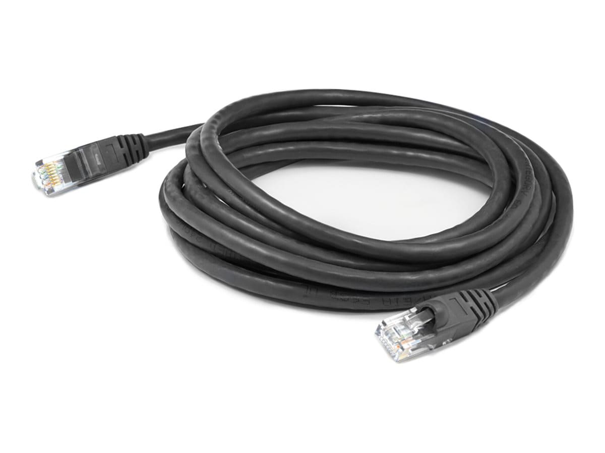 Proline 15ft RJ-45 (M)/RJ-45 (M) Straight Black Cat6A UTP PVC Patch Cable