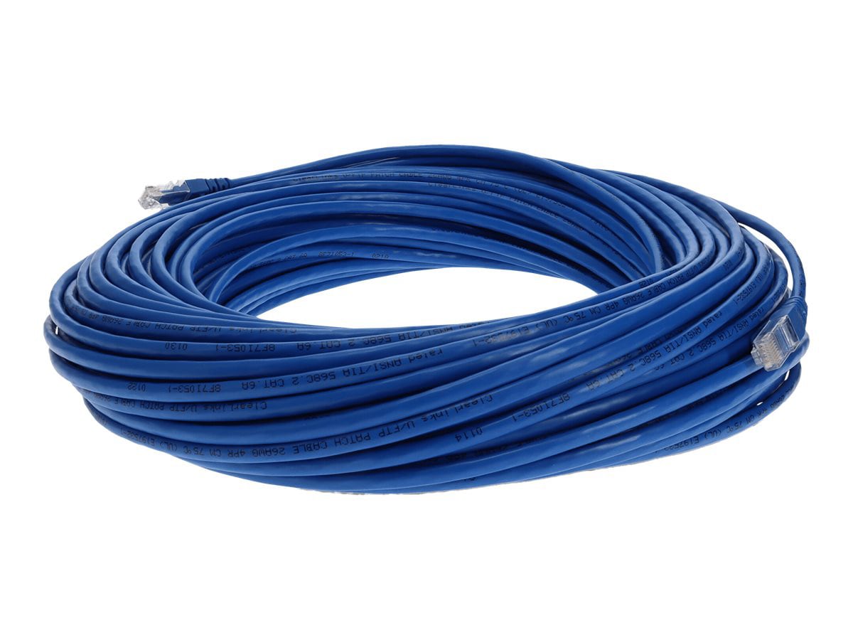 Proline 150ft RJ-45 (M) to RJ-45 (M) Blue Cat6A UTP PVC Copper Patch Cable