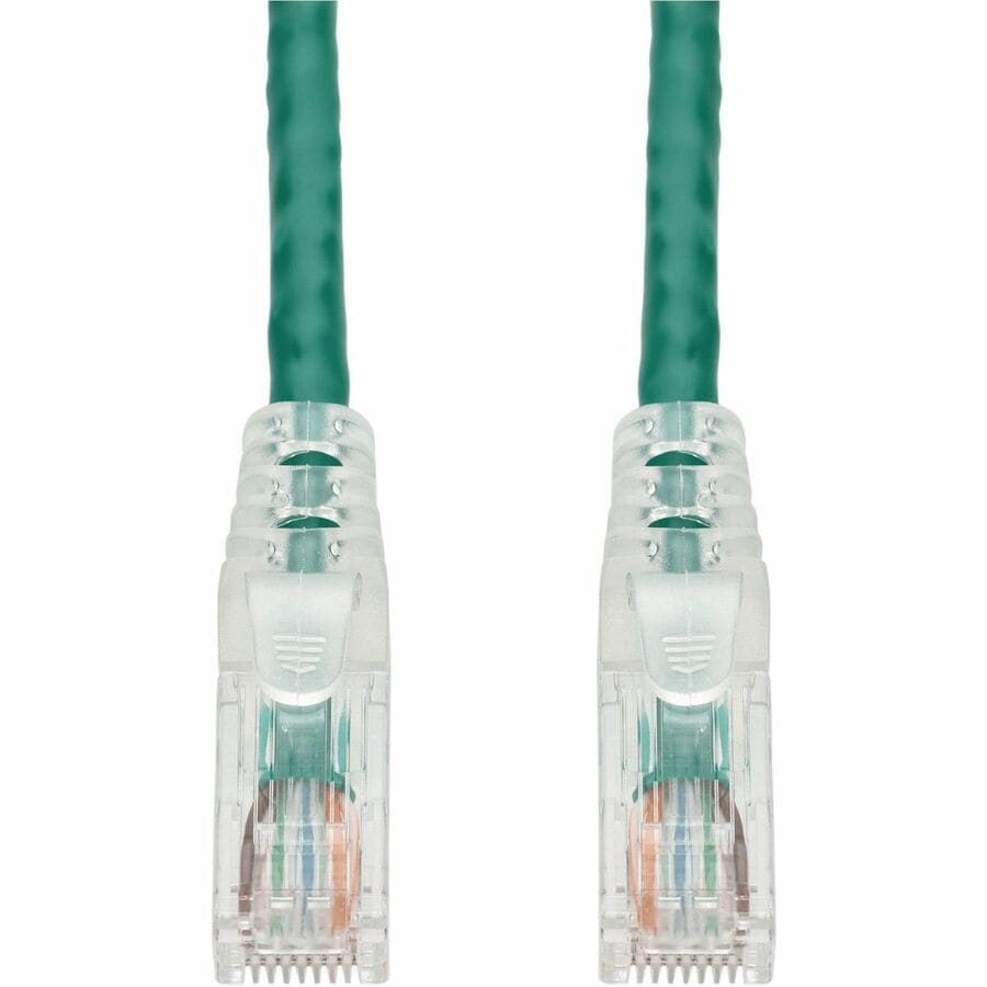 Proline 20ft Green CAT 6 PVC Ethernet Cable Snagless Easy Clear Boot TAA RJ-45 M/M