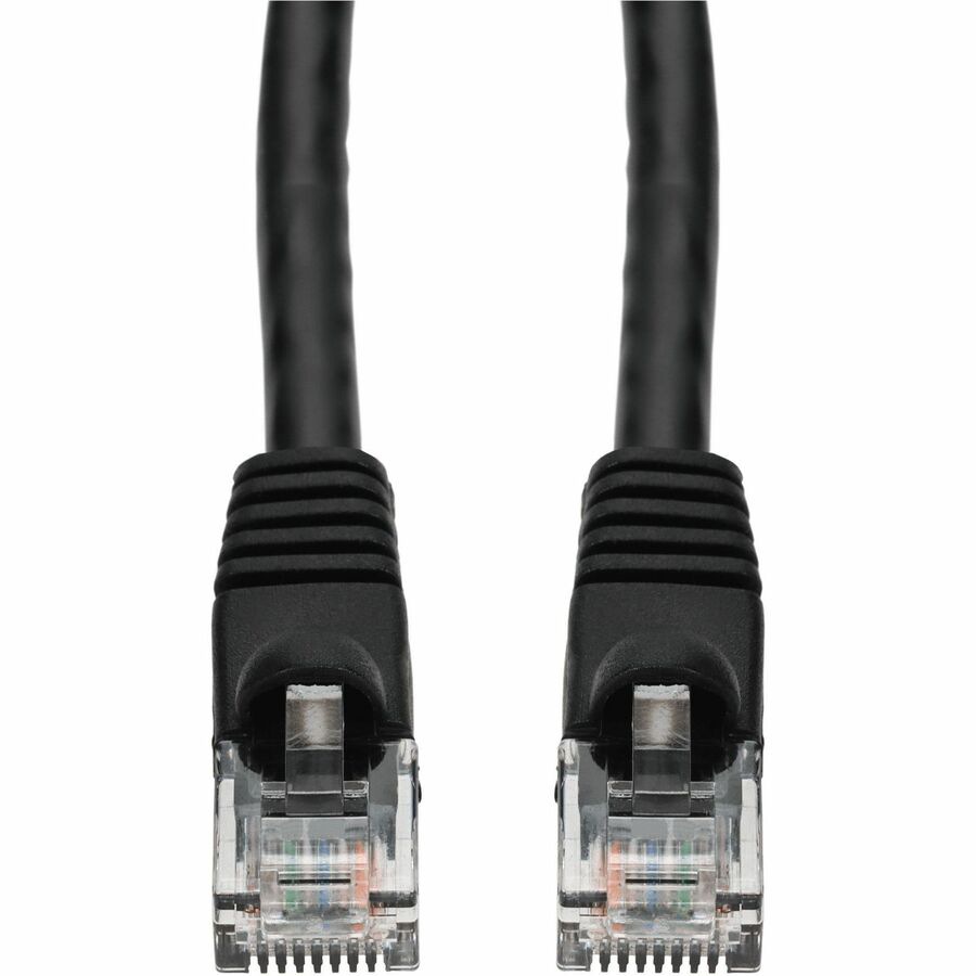 Proline 20ft Black CAT 6A PVC Ethernet Cable Snagless Bubble Boot RJ-45 M/M