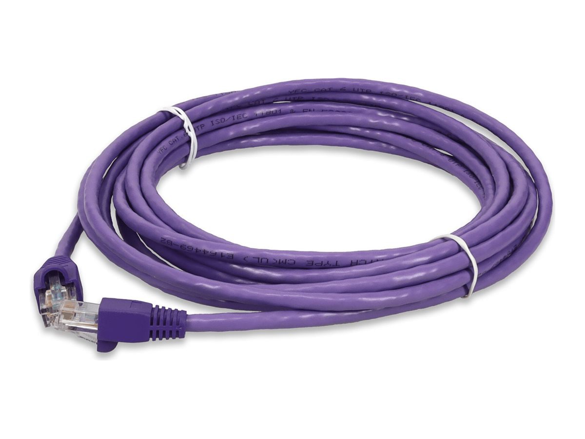 Proline 25ft RJ-45 (M)/RJ-45 (M) Straight Purple Cat6 UTP PVC Patch Cable