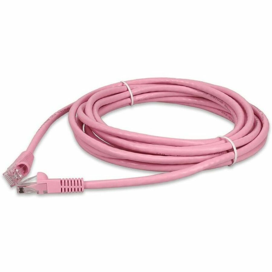Proline 25ft Pink CAT 6 PVC Ethernet Cable Snagless Bubble Boot RJ-45 M/M