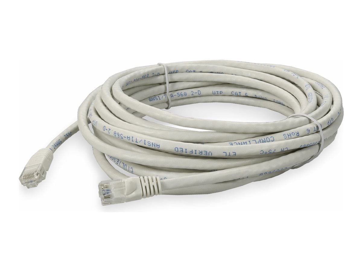 Proline 25ft RJ-45 (M)/RJ-45 (M) Straight White Cat6 UTP PVC Patch Cable