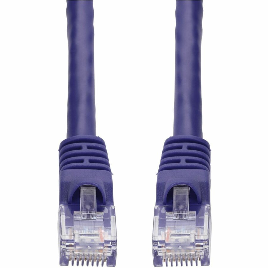 Proline 35ft Purple CAT 6A PVC Ethernet Cable Snagless Bubble Boot RJ-45 M/