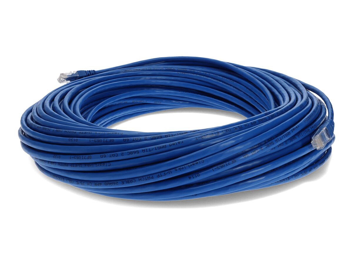 Proline 60ft RJ-45 (M) to RJ-45 (M) Blue Cat6A UTP PVC Copper Patch Cable