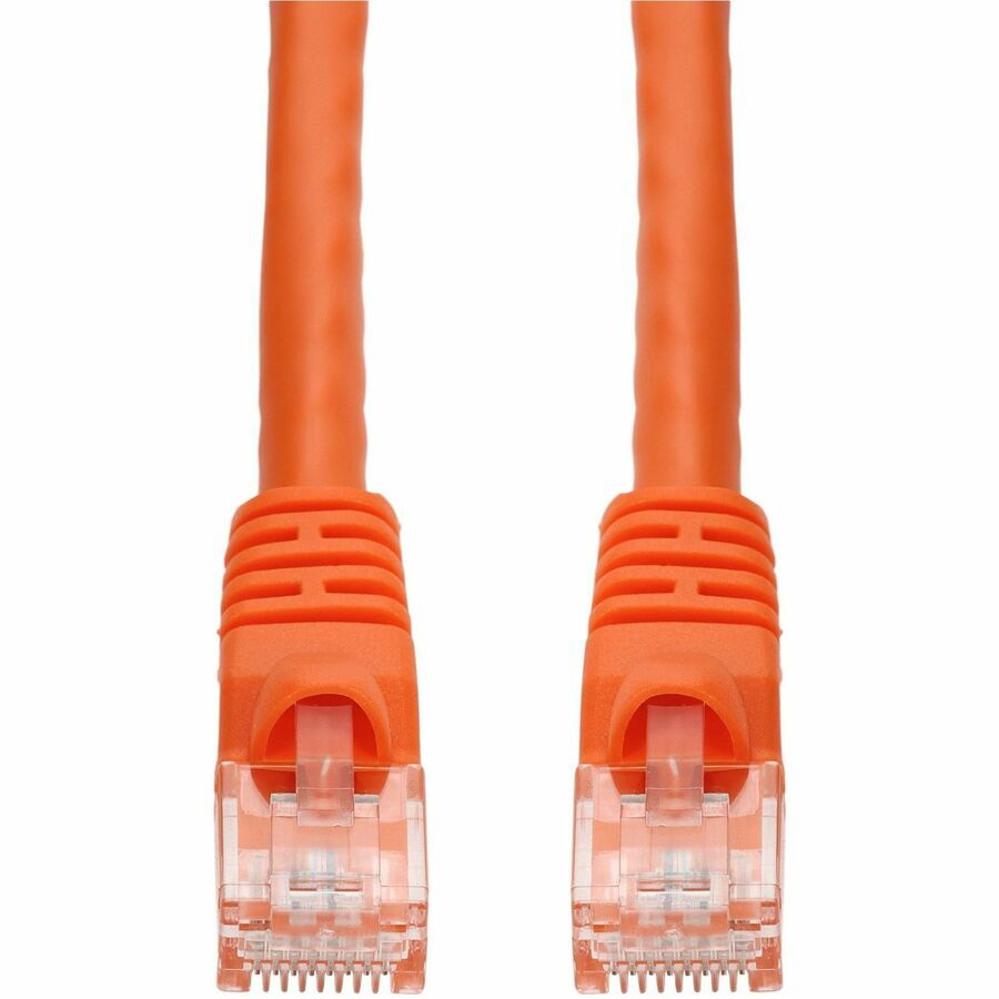 Proline 7ft Orange CAT 6 PVC Ethernet Cable Snagless Bubble Boot RJ-45 M/M