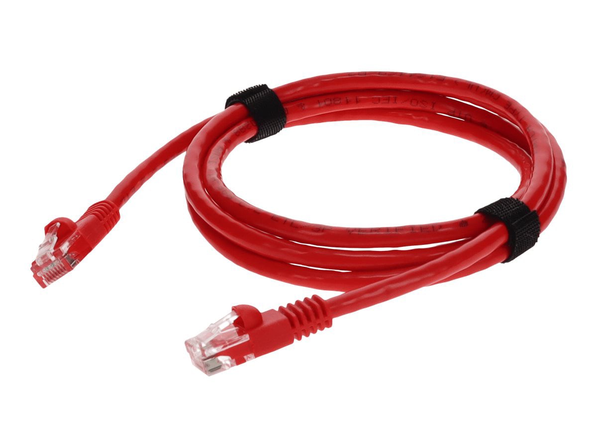 Proline 7ft RJ-45 (M)/RJ-45 (M) Straight Red Cat6 UTP PVC Patch Cable