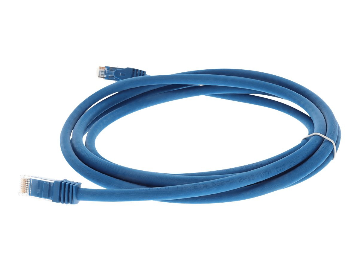 Proline 7ft RJ-45 (M)/RJ-45 (M) Straight Blue Cat6A UTP PVC Patch Cable