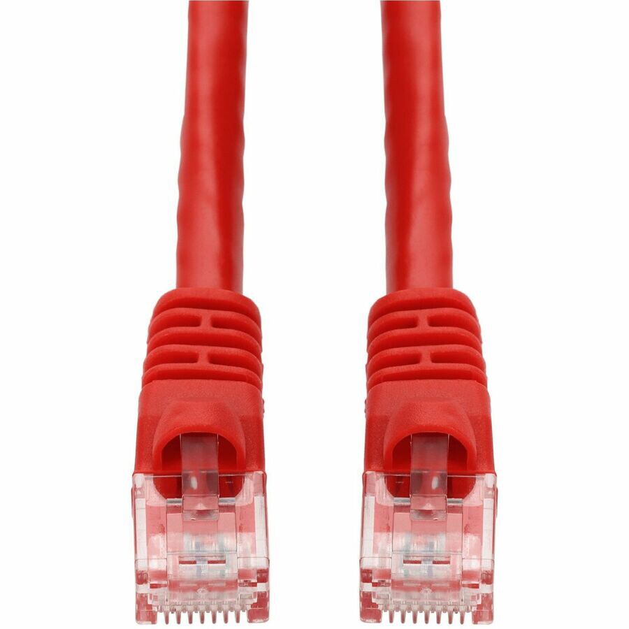 Proline 7ft Red CAT 6A PVC Ethernet Cable Snagless Bubble Boot RJ-45 M/M