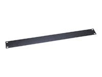 Middle Atlantic 2RU Blank Rack Panel - Steel Blank Panel - Flat Black Powde