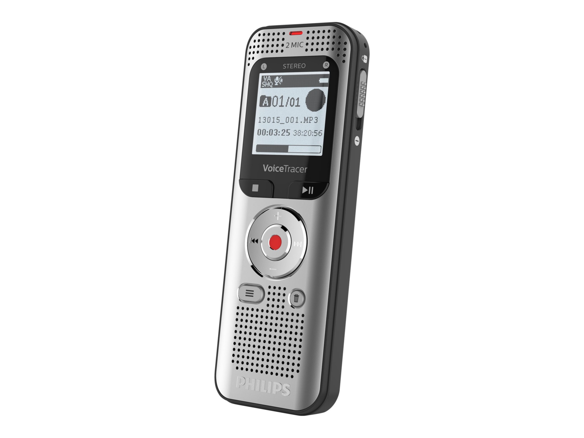 Philips VoiceTracer DVT2050 Audio Recorder