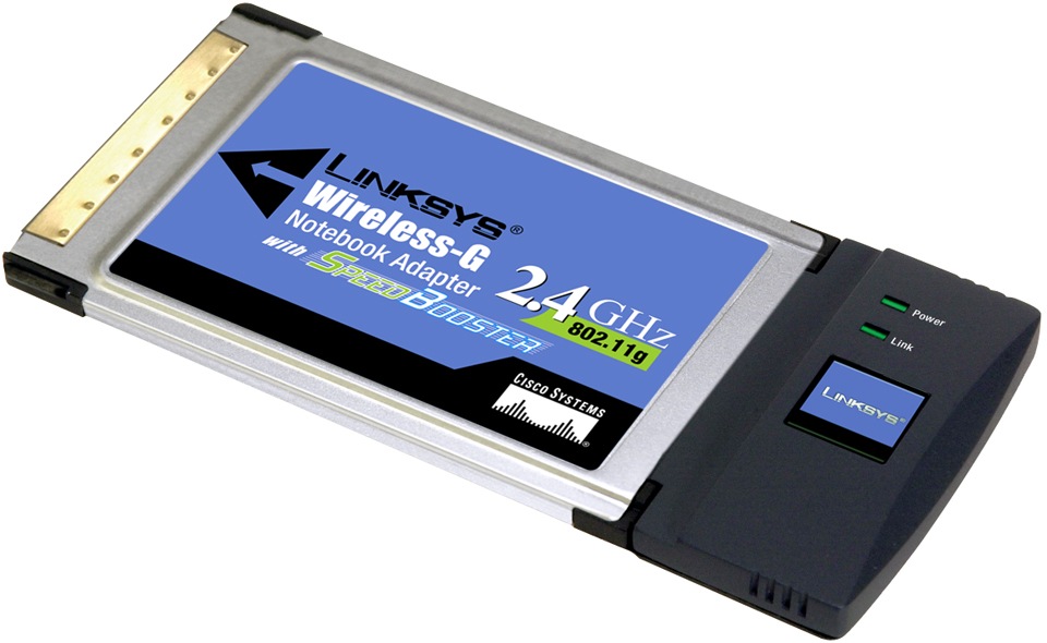 Linksys Wireless-G Notebook Adapter with SpeedBooster					
