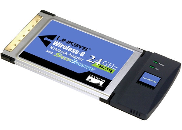 Linksys Wireless-G Notebook Adapter with SpeedBooster					
