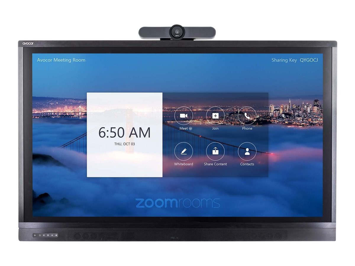 Avocor ALZ-7520 75" Display for Zoom Room Touch with MeetUp