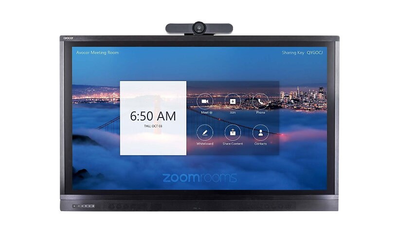 Avocor ALZ-7520 75" Display for Zoom Room Touch with MeetUp