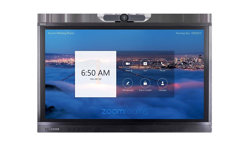 Avocor ALZ-8650 86" Premium Display for Zoom Room Touch with MeetUp