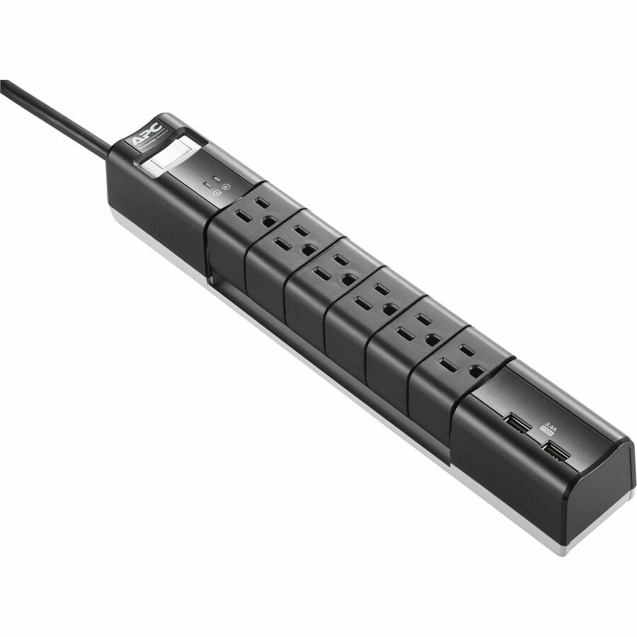 APC by Schneider Electric SurgeArrest Essential 6-Outlet Surge Suppressor/Protector