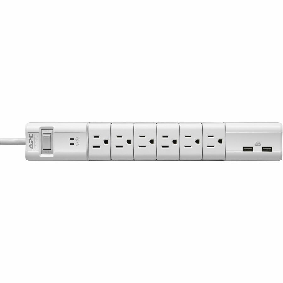 APC by Schneider Electric SurgeArrest Essential 6-Outlet Surge Suppressor/Protector