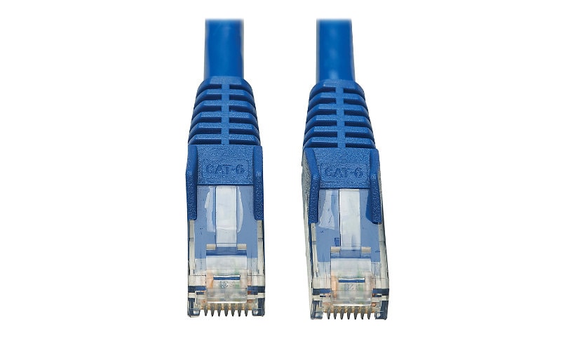 Eaton Tripp Lite Series Cat6 Gigabit Snagless Molded UTP Ethernet Cable (RJ45 M/M), PoE, CMR-LP, Blue, 50 ft. (15.24 m)