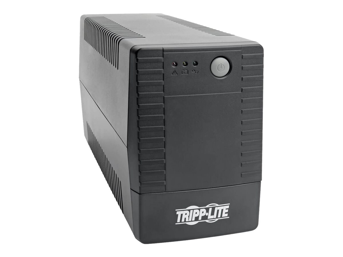 Tripp Lite UPS Desktop 650VA 360W AVR Battery Back Up Compact 120V 6 Outlet - UPS - 360 Watt - 650 VA