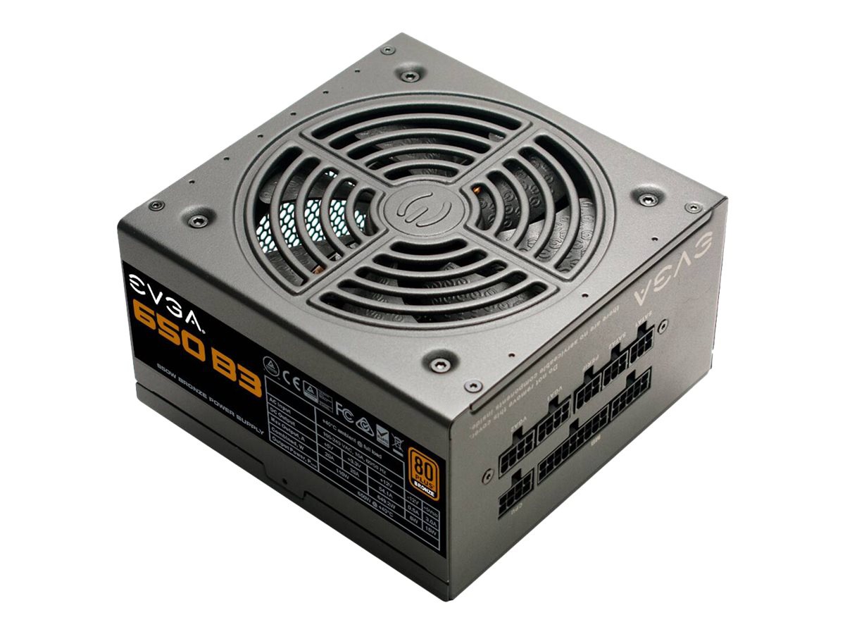 EVGA 650 B3 - V1 - power supply - 650 W