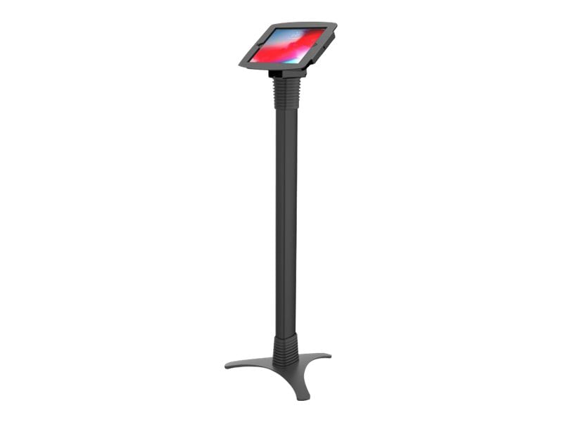 Compulocks iPad 10.2" Space Enclosure Portable Floor Stand kiosk - Anti-Theft - for tablet - black