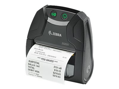 Zebra ZQ320 Mobile Receipt Printer - receipt printer - B/W - direct thermal