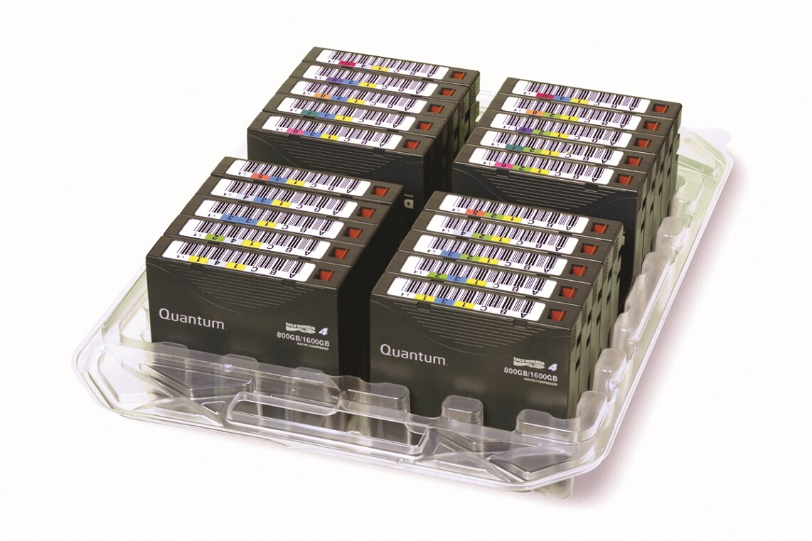 Quantum LTO-8 Data Cartridge Barcode Label