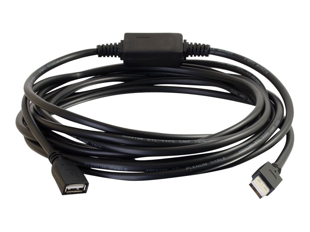 C2G USB A Male to A Female Active Extension Cable - Plenum, CMP-Rated - USB adapter - USB to USB - 4.88 m
