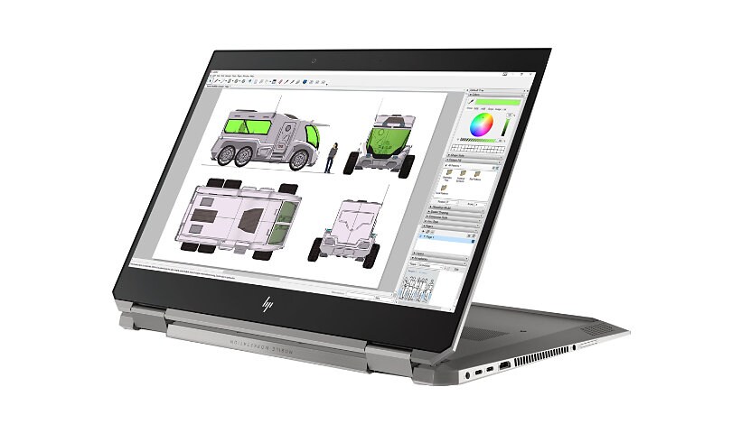 HP ZBook Studio x360 G5 Mobile Workstation - 15.6" - Core i7 9850H - vPro - 16 Go RAM - 512 Go SSD - US