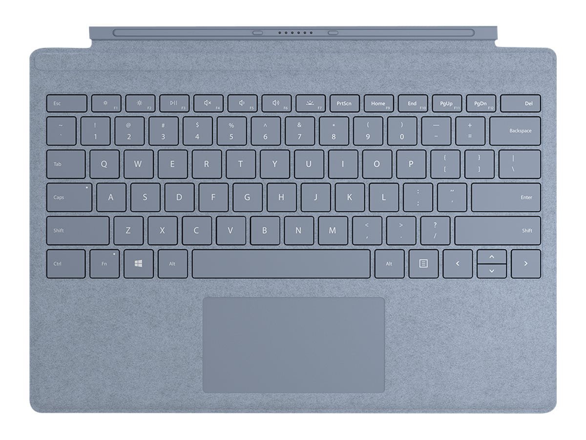 Microsoft Surface Pro Signature Type Cover - keyboard - with trackpad - QWERTY - US - ice blue Input Device