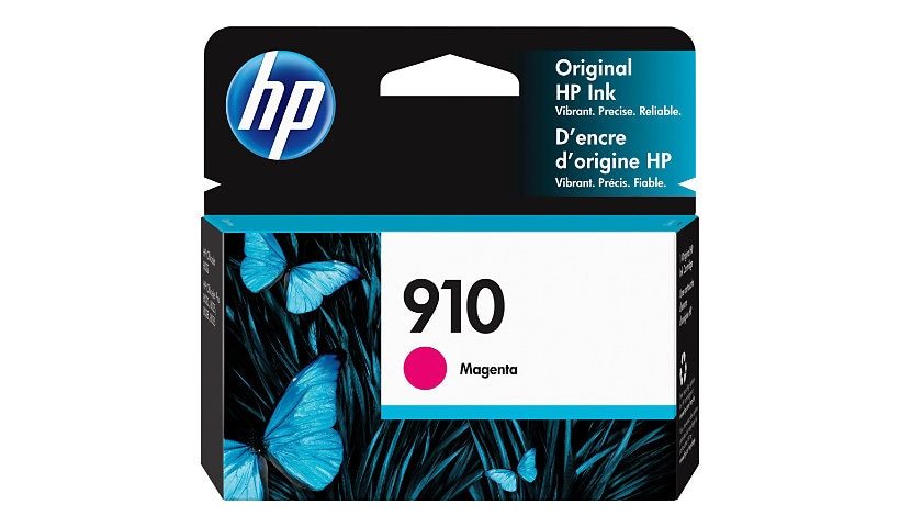 HP 910 Original Standard Yield Inkjet Ink Cartridge - Magenta - 1 Each