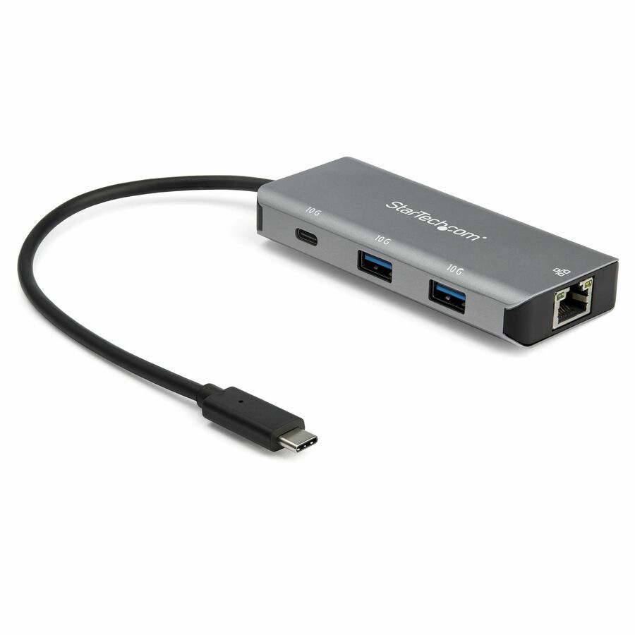 Thumbnail 5 of 8 for StarTech.com 3 Port USB C Hub with Gigabit Ethernet, 2x USB-A/1x USB-C, SuperSpeed 10Gbps USB 3.2 Gen 2 Type C Hub, TAA