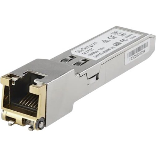 StarTech.com Dell EMC SFP-1G-T Compatible SFP Module - 1000BASE-T - 1GbE  Transceiver 100m