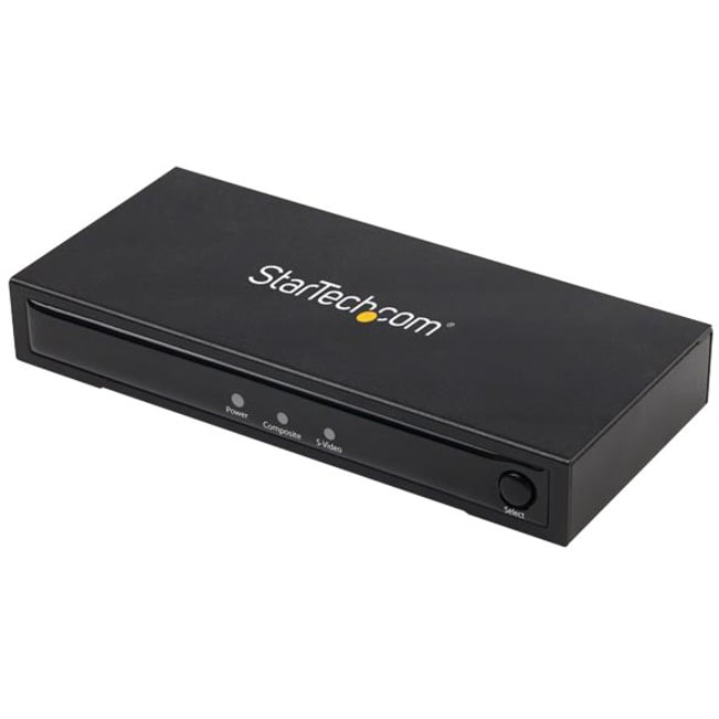 StarTech.com S-Video or Composite to HDMI Converter with Audio - 720p