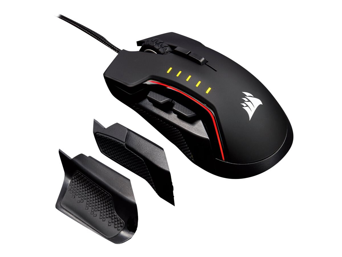 CORSAIR Gaming GLAIVE RGB PRO - mouse - USB - black