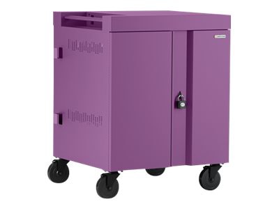 Bretford Cube TVC32 cart - pre-wired - for 32 tablets / notebooks - orchid