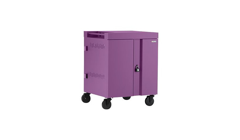 Bretford Cube TVC32 - cart - pre-wired - for 32 tablets / notebooks - orchid