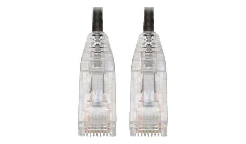 Eaton Tripp Lite Series Cat6 Gigabit Snagless Slim UTP Ethernet Cable (RJ45 M/M), PoE, Black, 3 ft. (0,91 m) - patch